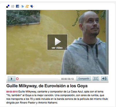 Imagen destacada de noticia: Entrevista a Guille Milkyway en "Miradas 2-Tve2" - Goya